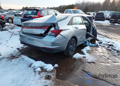 2021 Hyundai Elantra Sel from USA, damaged, VIN 5NPLS4AG5MH027374